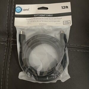 ONN. 12' Premium HDMI Cable‎